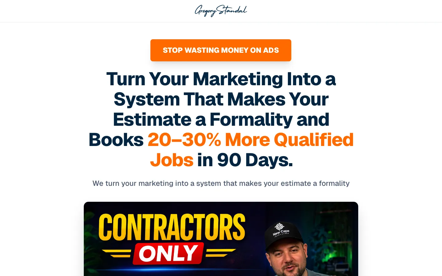 Greg Standal website